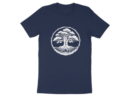 Roots & Branches Art Tree of Life Woodcut T-Shirt