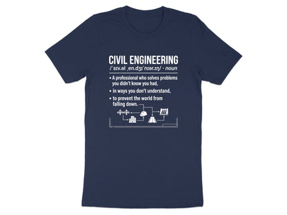 Civil Engineering Definition T-Shirt - Professional Identity Tee