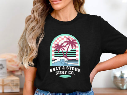 Coastal Arch Palms Graphic T-Shirt