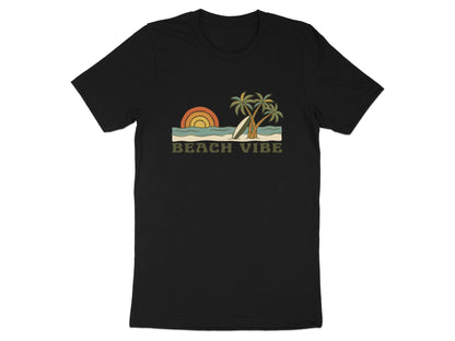 Retro Coastal Vibes 80s Style T-Shirt