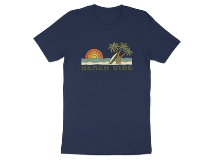 Retro Coastal Vibes 80s Style T-Shirt