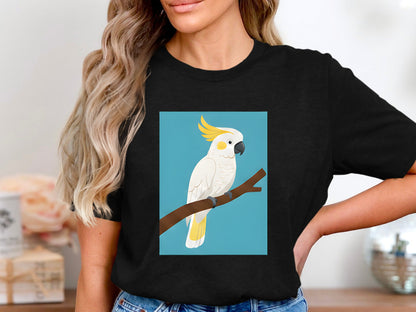 Sulphur-Crested Cockatoo T-Shirt | Modern Australian Art