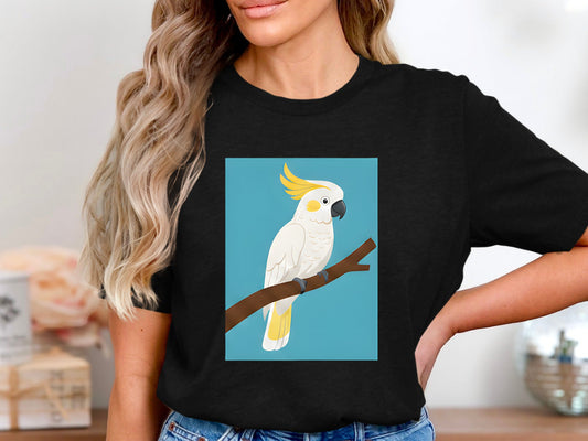 Sulphur-Crested Cockatoo T-Shirt | Modern Australian Art