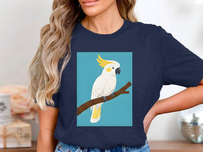 Sulphur-Crested Cockatoo T-Shirt | Modern Australian Art