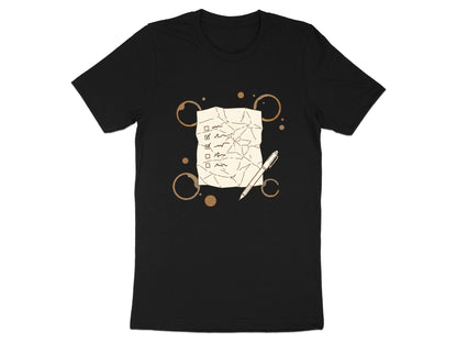Coffee Stained Checklist Graphic T-Shirt - Creative Process Tee