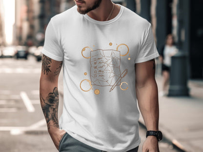 Coffee Stained Checklist Graphic T-Shirt - Creative Process Tee
