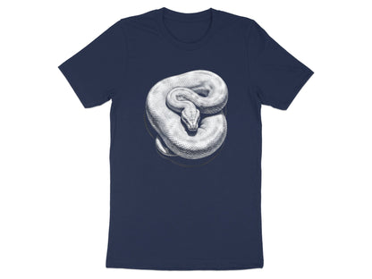 Coiled Snake Realistic Pencil Sketch T-Shirt