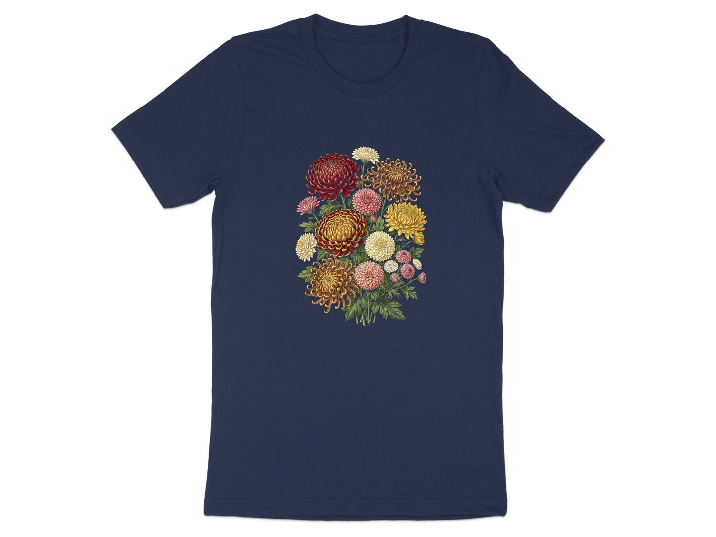 Imperial Chrysanthemum Bouquet Graphic T-Shirt