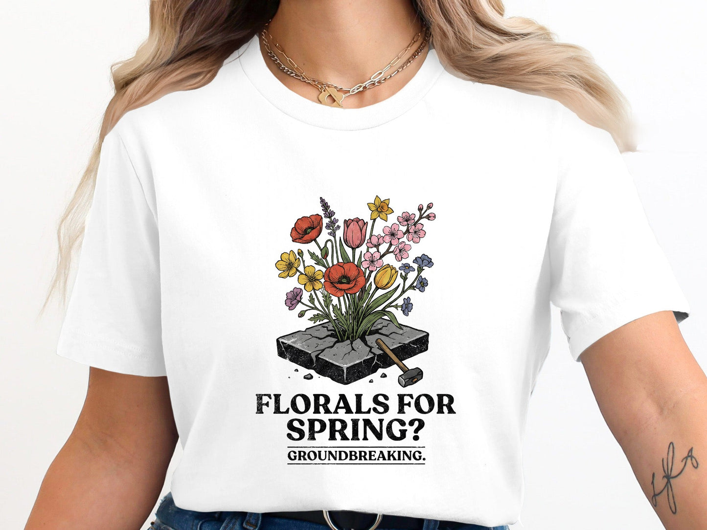 Florals For Spring? Groundbreaking Graphic T-Shirt