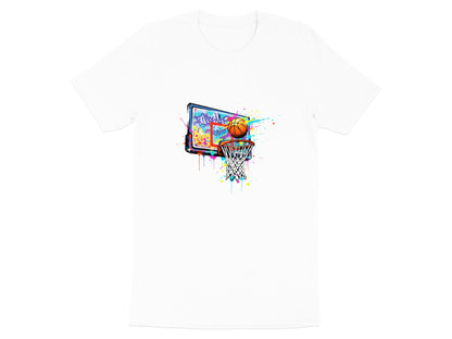 Street Art Basketball Backboard Splatter Tee