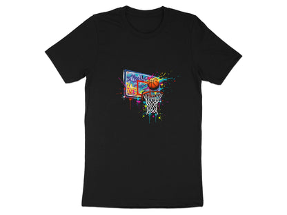 Street Art Basketball Backboard Splatter Tee
