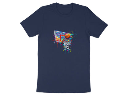 Street Art Basketball Backboard Splatter Tee