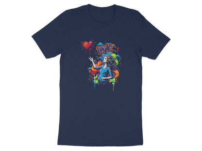 Colorful Love Graffiti Urban Art Graphic Tee