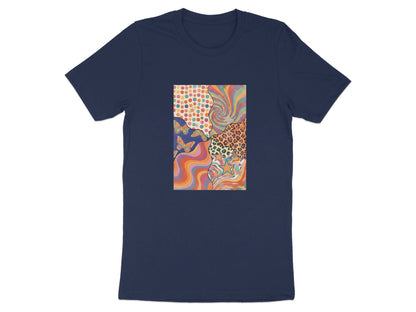 Retro Groovy 70s Patchwork Collage T-Shirt
