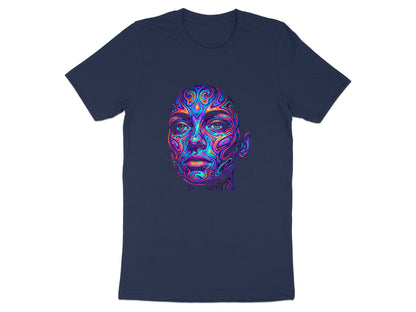 Psychedelic Mind Portrait T-Shirt - Trippy Fractal Art Tee