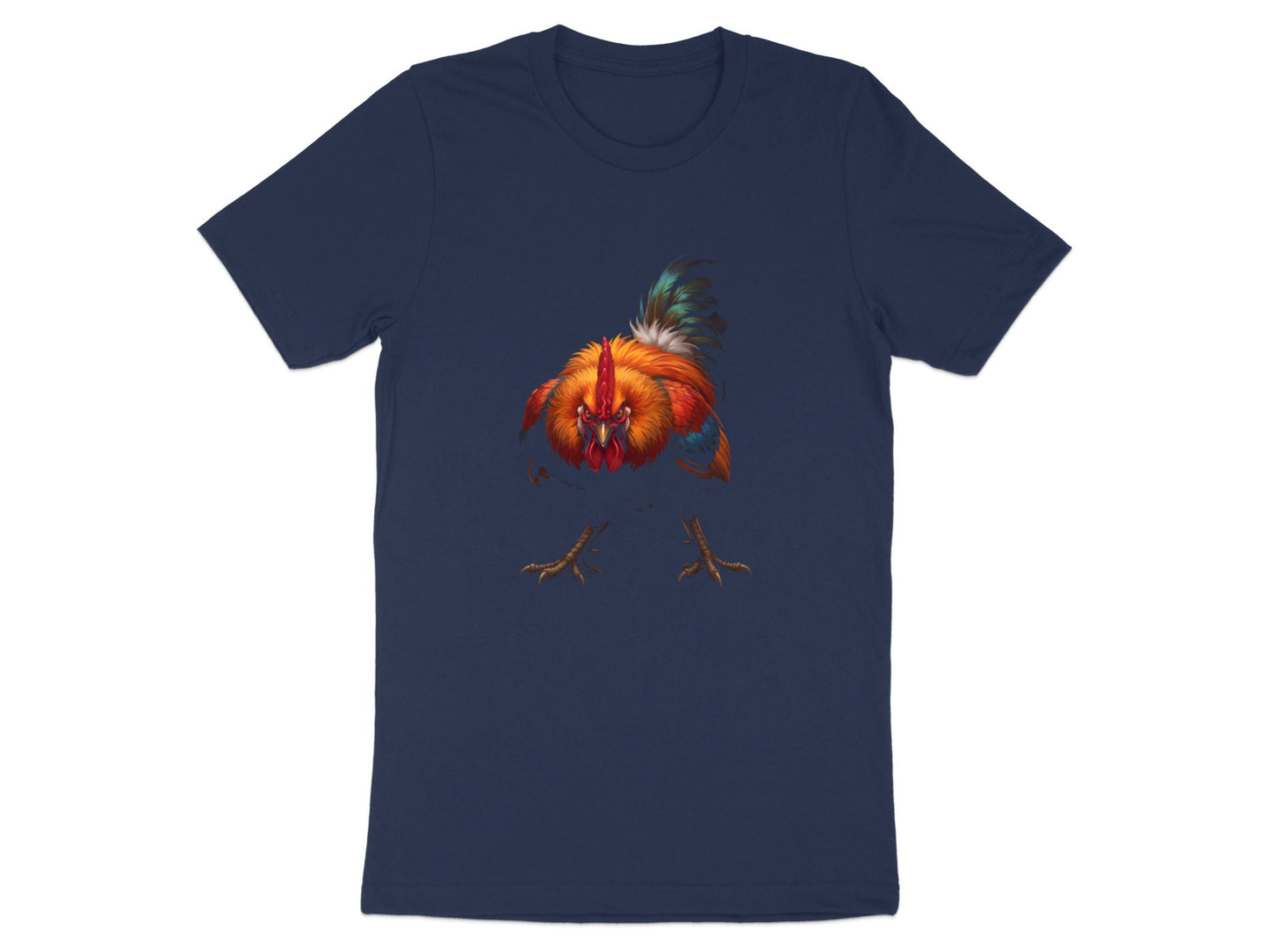 Majestic Fire Rooster Graphic T-Shirt