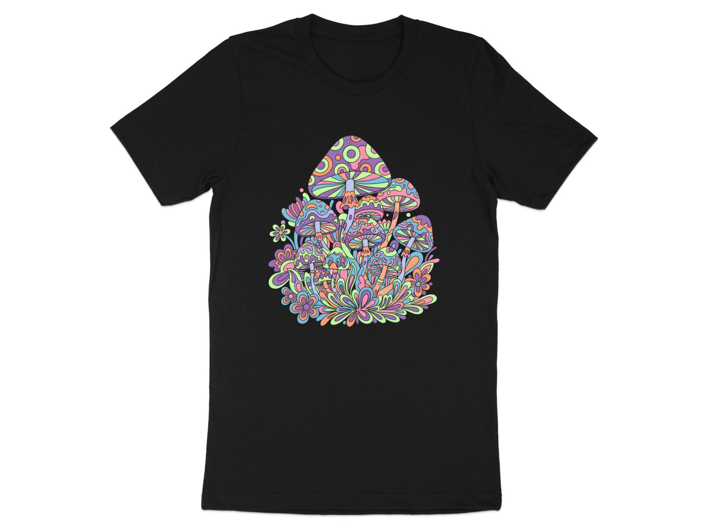 Trippy Psychedelic Mushroom Art T-Shirt