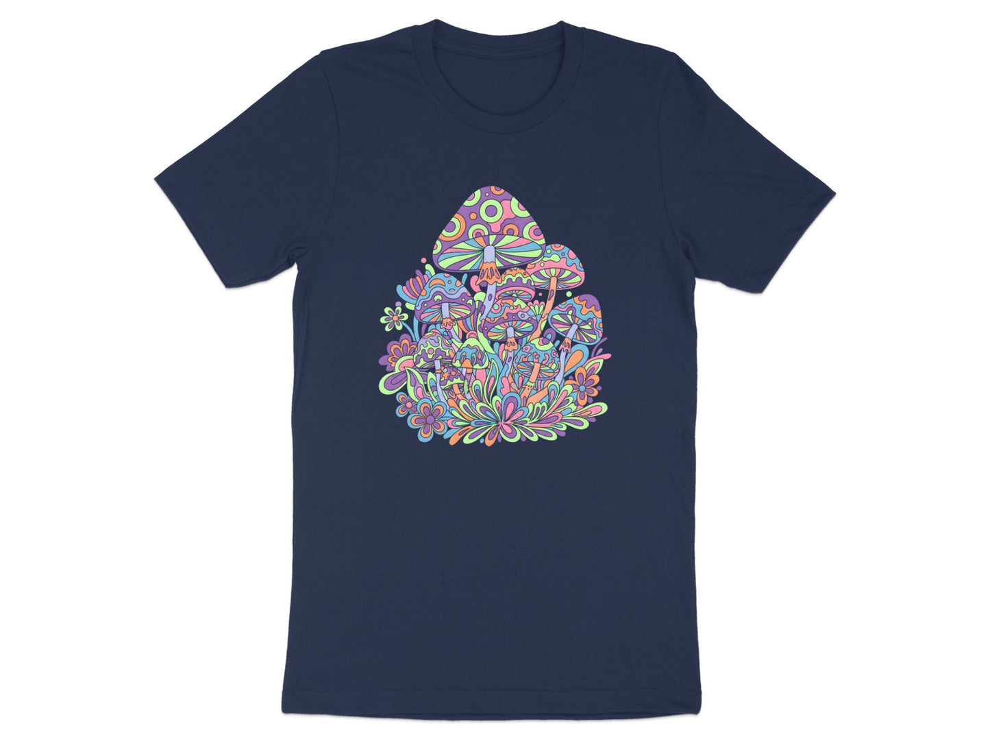 Trippy Psychedelic Mushroom Art T-Shirt