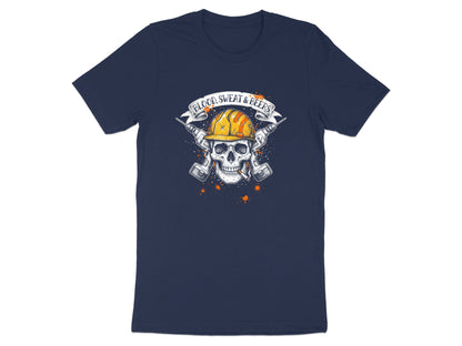 Blood, Sweat & Beers Construction Skull T-Shirt | Aussie Tradie Gear