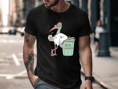 Cool Bin Chicken Ibis T-Shirt - Retro Australian Icon  Tee