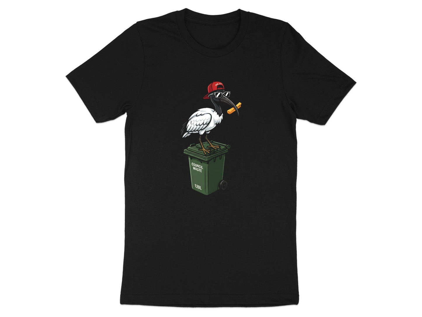 Cool Bin Chicken Wheelie Bin T-Shirt | Aussie Street Style