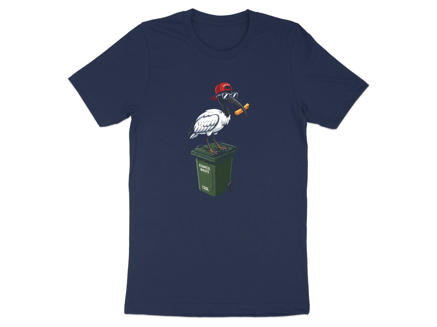 Cool Bin Chicken Wheelie Bin T-Shirt | Aussie Street Style