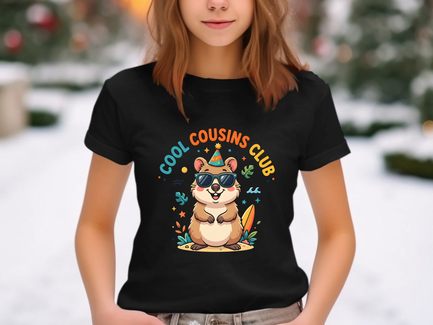Cool Cousins Club Quokka Surf Beach Tee