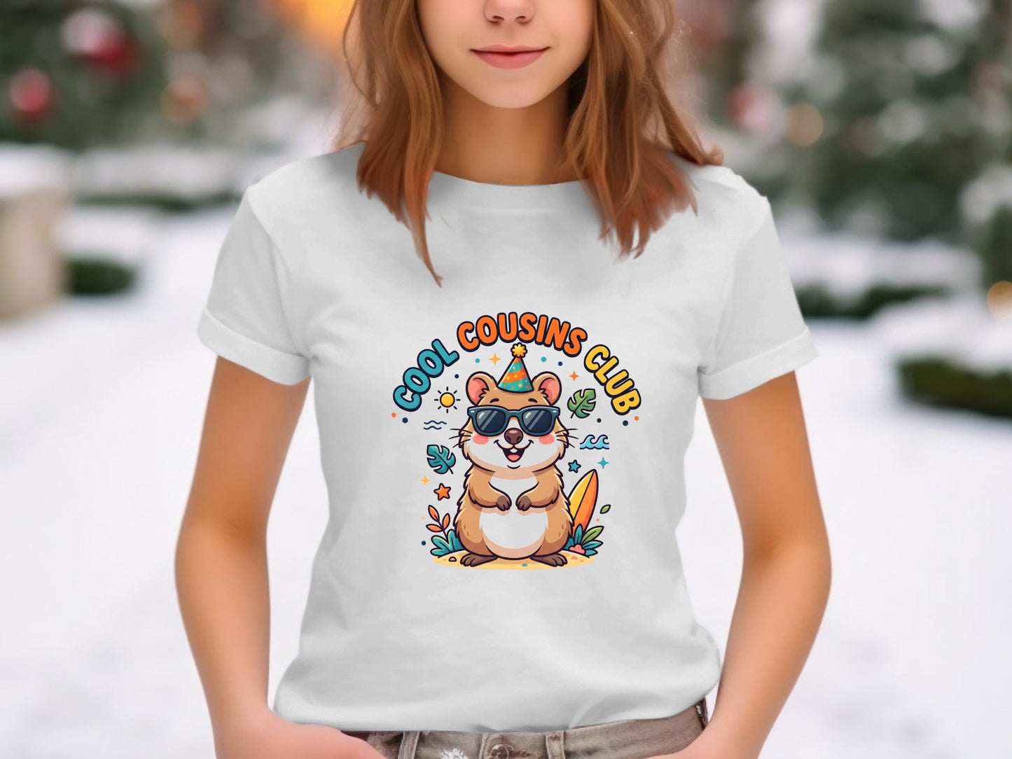 Cool Cousins Club Quokka Surf Beach Tee