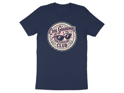 Cool Grandmas Club Retro Groovy Tee - 70s Smiley Face Shirt