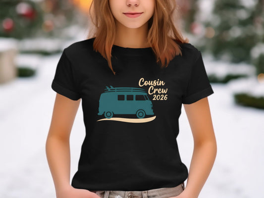 Cousin Crew 2026 Vintage Kombi Surf Van Tee