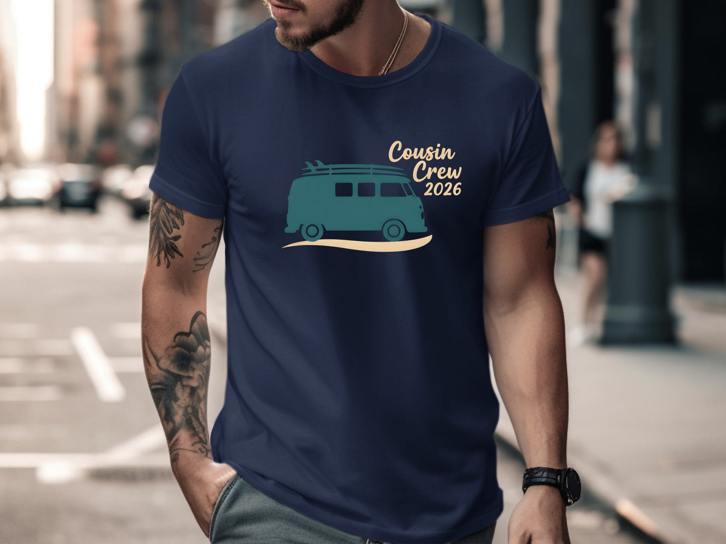 Cousin Crew 2026 Vintage Kombi Surf Van Tee