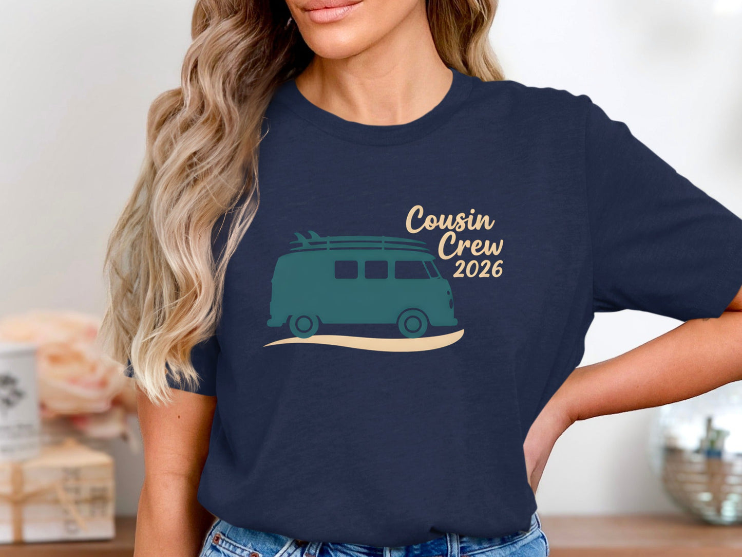 Cousin Crew 2026 Vintage Kombi Surf Van Tee