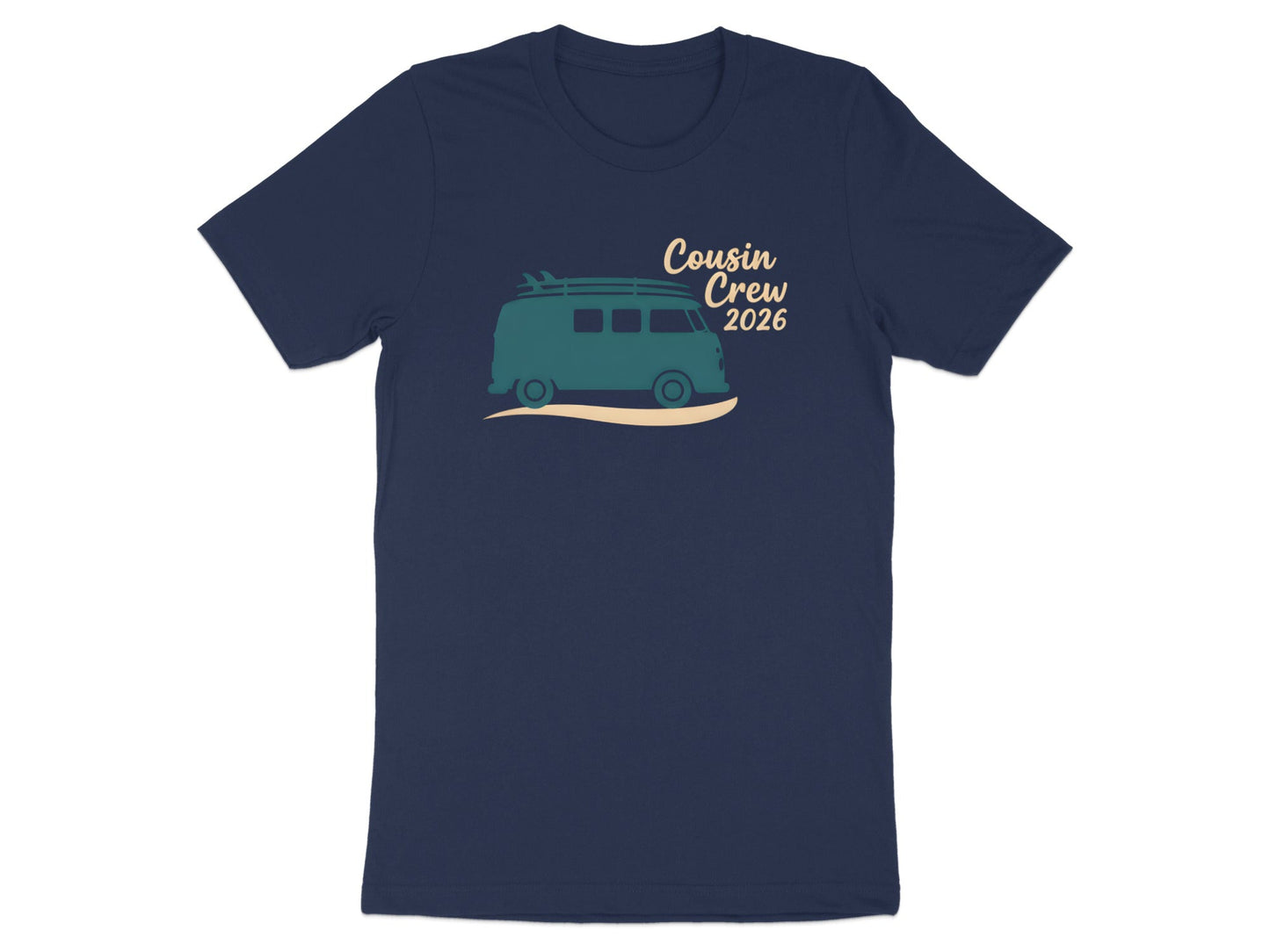 Cousin Crew 2026 Vintage Kombi Surf Van Tee