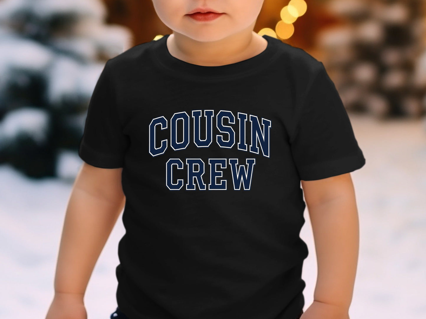 Cousin Crew Collegiate Varsity Typography Tee