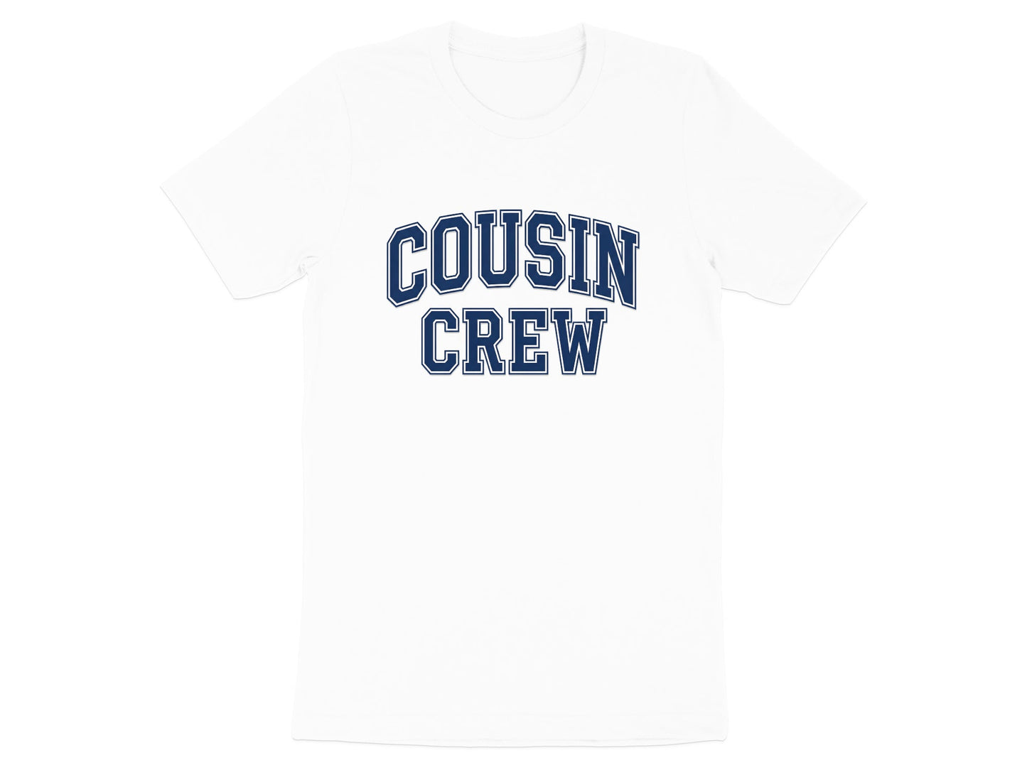 Cousin Crew Collegiate Varsity Typography Tee