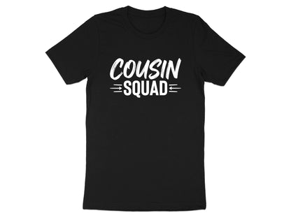 Cousin Squad Brush Script Casual Typography Tee