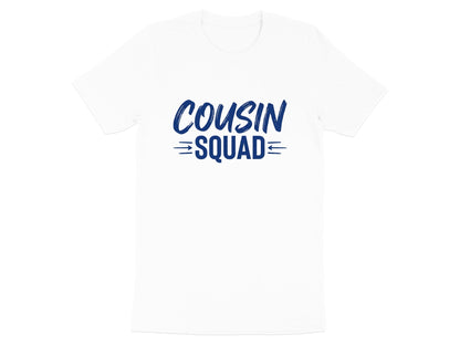 Cousin Squad Brush Script Casual Typography Tee