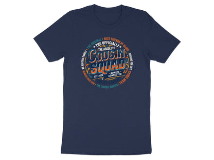 Cousin Squad Circular Emblem Vintage Badge Tee