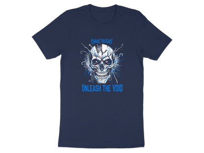 Chaos Reigns Electric Cyber Skull Graphic Tee