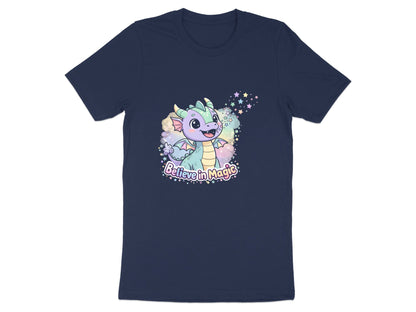 Believe in Magic Dragon T-Shirt - Sparkle & Stars Kids Tee