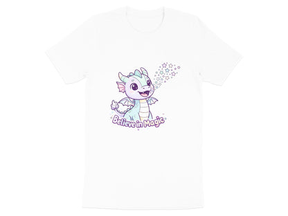 Believe in Magic Dragon T-Shirt - Sparkle & Stars Kids Tee