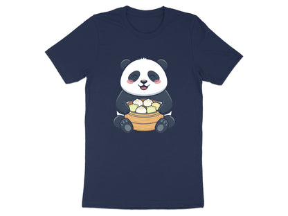 Cute Panda Dumplings T-Shirt - Kawaii Dim Sum Foodie Tee