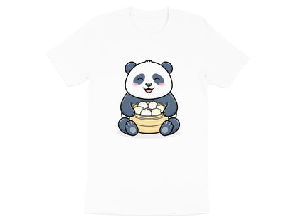 Cute Panda Dumplings T-Shirt - Kawaii Dim Sum Foodie Tee