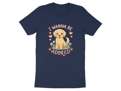I Wanna Be Adored Puppy T-Shirt - Cute Golden Retriever Art