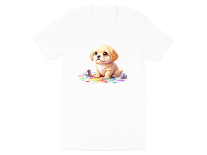 Guilty Puppy Spilled Paint Graphic T-Shirt
