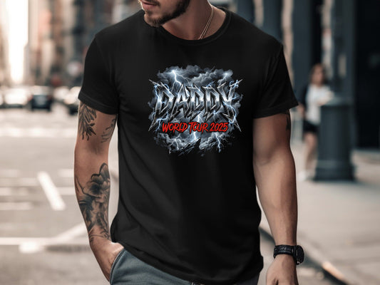 Daddy World Tour Retro Rock Concert Tee