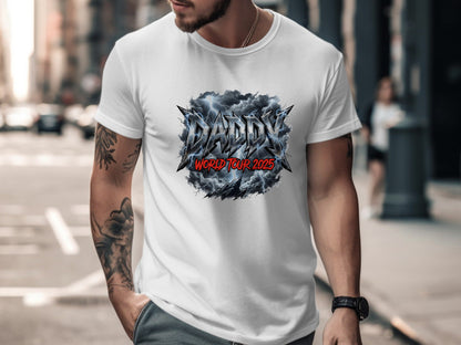 Daddy World Tour Retro Rock Concert Tee