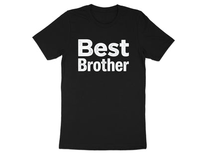 Best Brother Bold Distressed Block Typography Tee
