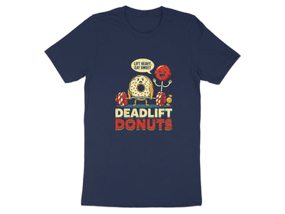 Deadlift Donuts Funny Gym T-Shirt - 'Lift Heavy Eat Sweet'
