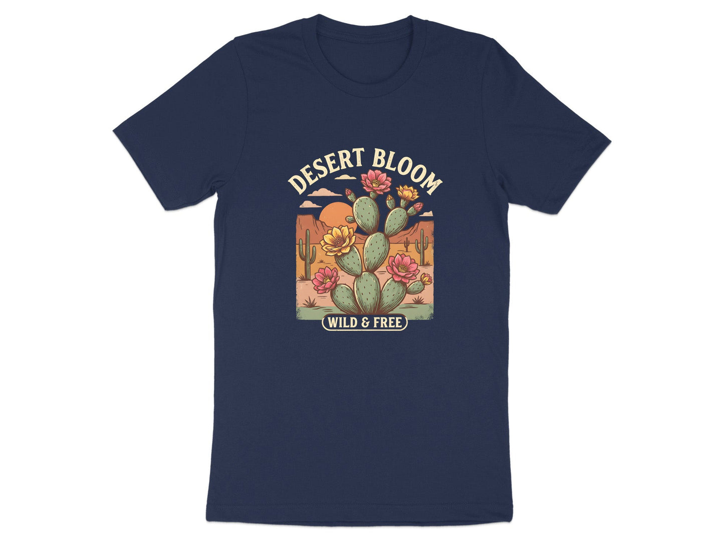 Desert Bloom Wild & Free Cactus T-Shirt